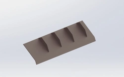 Guiding Plate for Rail Flange Support - Model 2829.01.00.010-01SB