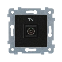 Low Voltage Telephone Socket Mechanism "Axioma" RT1-459 Anthracite