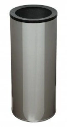 Indoor/Outdoor Galvanized Steel Waste Bin with Polymer Coating (Model Ц300)