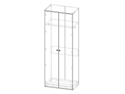 Custom Wooden Wardrobe for Clothing