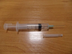 10ml Sterile Single-Use Injection Syringes with Built-in Needle