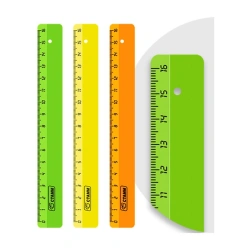 16cm Plastic Ruler STAMM
