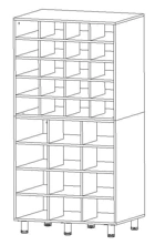 Filing Cabinet for 32 Drawers