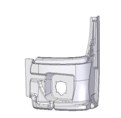 Left Inner Headlight Panel for LiAZ 525660 (Part No. 525660-5313147)