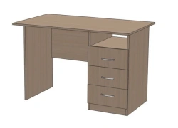 I-Type Table with PVC Edging and Plastic Feet