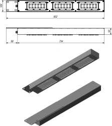 Decorative LED Light Supremus DTUP-253-AF 100W