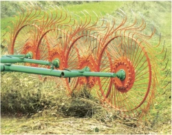 Wheel-Finger Rake "Goritsvet" GKP-3N for Hay and Straw