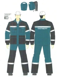 Women's Protective Suit (Jacket, Pants) for Industrial Use