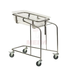 Stainless Steel Baby Cot Trolley with Plastic Incubator KTN-01-MSK (MSK-5130)