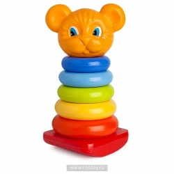 Tiger Cub Rocking Stacking Pyramid