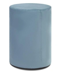 Soft Round Poufs "BONO" with Optional Wheels