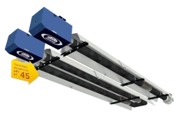 Infrared Gas Heating System IKNH-50-L-50 (L-Shaped)