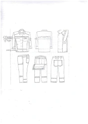 Summer Welder Suit OP Black - Jacket and Pants with Fireproof Coating