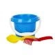 Children's Sand Toy Set "Baby" 3pcs (Bucket, 16cm Shovel, 15cm Rake)