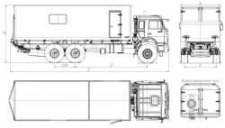 Heavy-Duty Truck for Transporting Hazardous Goods KAMAZ 43118-37 Model 5759P1, 5759P4