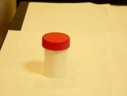 Disposable Sterile Polymer Container for Biological Samples 60ml with Spoon - KKП
