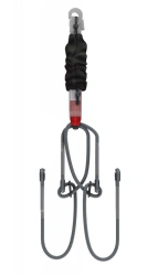 Fire-Resistant Safety Lanyard with Shock Absorber Model ABF212