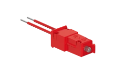 LED Indicator with Wires, 230V~, Red, Model 72182.4