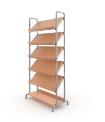 One-Sided Library Shelf, Model B22