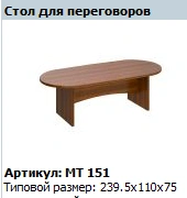 Master Conference Table Model MT 151