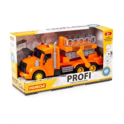Profi Inertia Car with Lift and Sounds (Orange) Model 89779