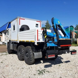 Special Vehicle Model 675413 with Crane Manipulator AО "ИНМАН ИТ150" on KAMAZ 43118 Chassis
