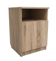 Nightstand with Niche and Shelf, Model TL23