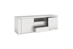 TV Stand in Glossy White - TYP 02 Model