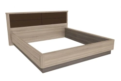 Bruna LD 631340.000 M Bed 1800 (Light and Dark Sonama)