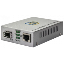 Media Converter for 10/100/1000Base-T to 100/1000Base-FX SNR-CVT-1000SFP