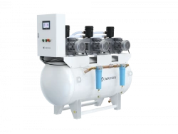 Oil-Free Vacuum Station CADUCEUS VAC 3/80 D, 2.2 kW, 80 m³/h, -0.04-0.9 MPa