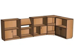 Educational Play Furniture Set "Didactic Corner" - NM43