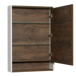 Aquaton Capri 60 Mirror Cabinet with Dark Taxon Design 1A230302KPDB01