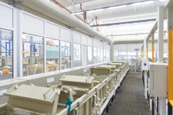 Manual Galvanic Line for Chemical and Electrochemical Processes