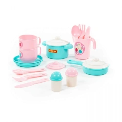Khosyushka" Children's Dish Set for 2 Persons (V4) - 18 Pieces