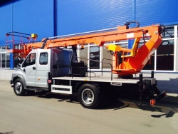 Aerial Work Platform AGP Type 37123, Modification 37123H on GAZ C42R92 Chassis