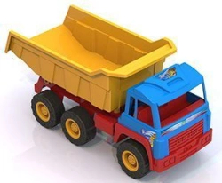 Reliable Bright 6-Wheel Dump Truck "Superstar