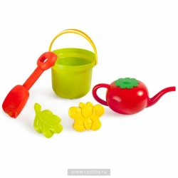 Tomato Sand Toy Set - 1L Bucket