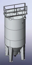 Continuous Self-Cleaning Sand Filter for Water Treatment