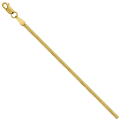 Gold 585 Pro Bracelet with Green Almond Design Model NB17-097 0.35MM 18CM 2.35G