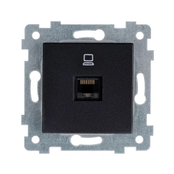 Low Voltage Socket Mechanism "Axiom" RK1-458 Anthracite