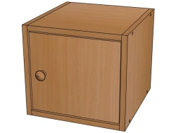 Sectional Wardrobe Top Shelf for Clothing Storage / Model SHD05