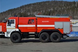 Fire Tanker Vehicle AC-7.0-50/4, model 58815K43118, modification 58815W (mod.5) on KAMAZ-4318-A5 chassis