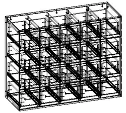 Two-Drawer Card File Cabinet TV-ASHKR-2.23.01-01