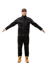 MIGMAN Welding Suit M-1 Black - Class 2 Protection