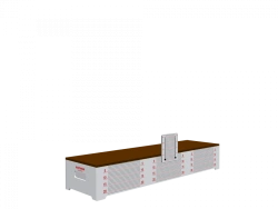 Flexibility Measurement Gymnastics Bench Romana 203.03.03