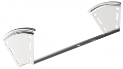 Smooth Vertical 45° Turn CPV41-0-45-100-400 ESCA for Cable Trays