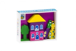 Colorful Town Constructor - Purple (8 Pieces) Model 8688-2