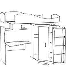 Children's Wooden Furniture Set for Rooms