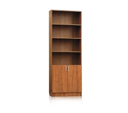 High Office Cabinet for Books 1800x800x475mm Brown 5 Sections 2-Door
